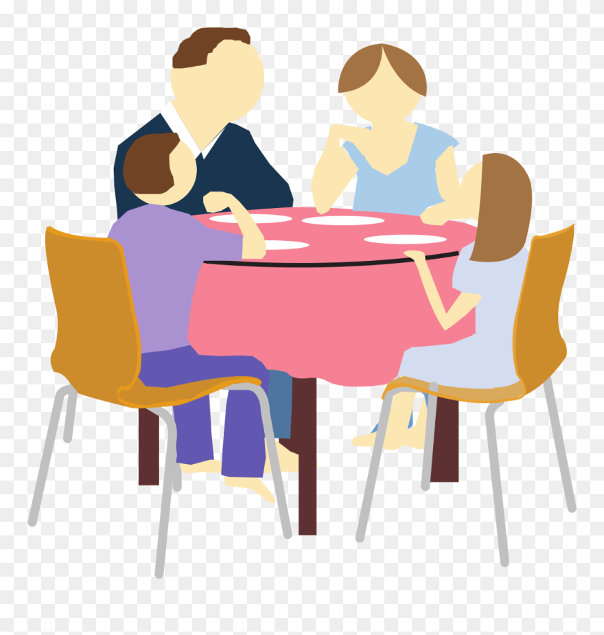 Transparent Comfort Clipart - Kitchen & Dining Room Table - Png Download