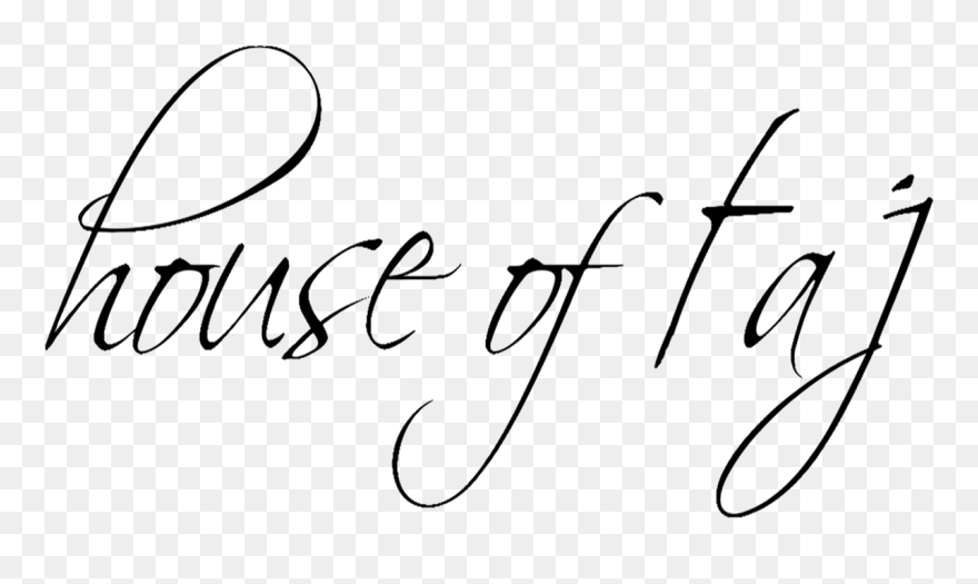 House Of Taj - Calligraphy Clipart