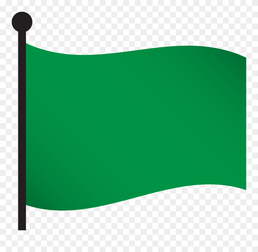 Green Flag - Green Flag Clipart - Png Download