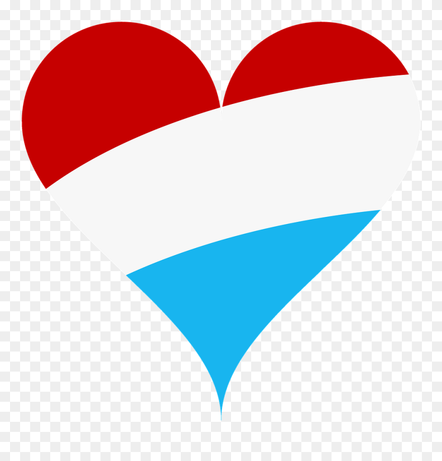 Netherlands Love Flag Clipart