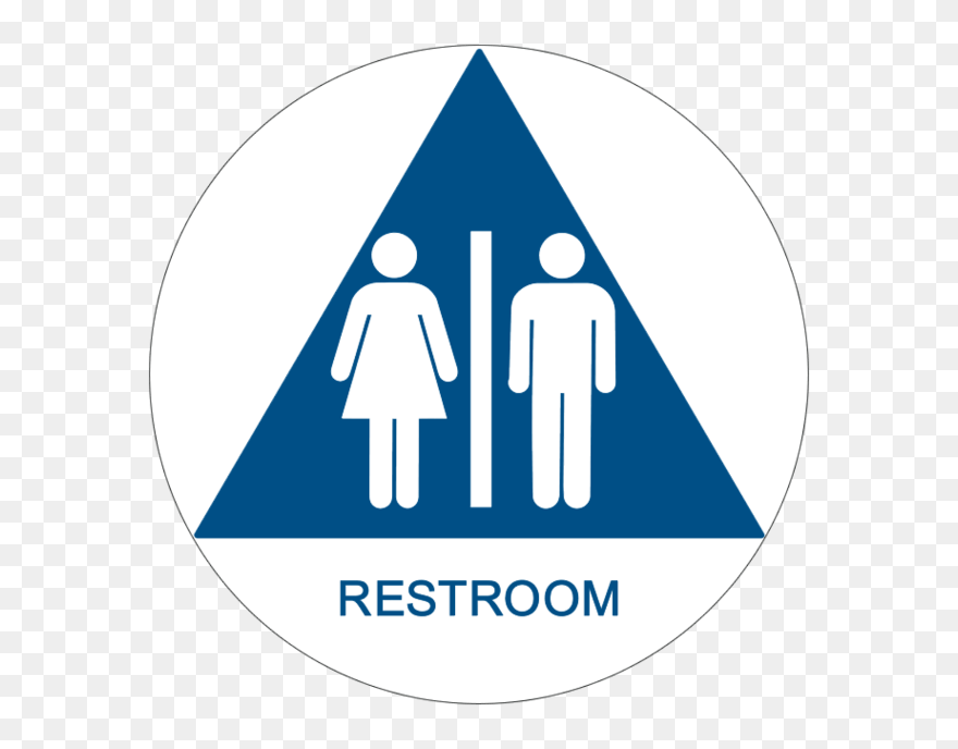 Ca Title 24 Unisex Ada Restroom Signs Alpha Dog Clipart - Office An American Workplace - Png Download
