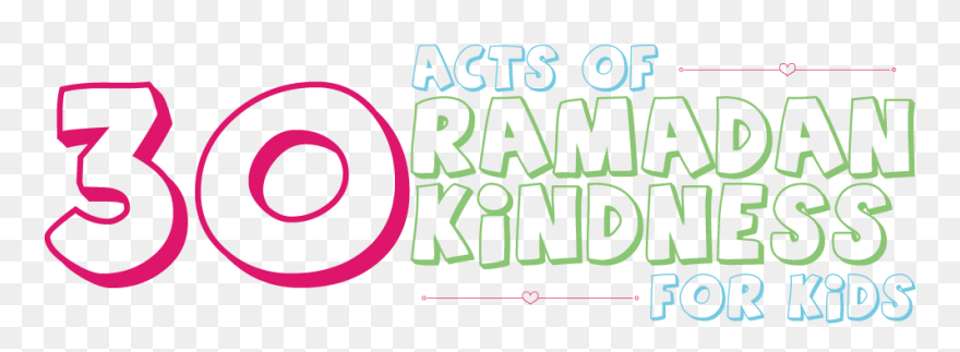30 Acts Of Kindness During Ramadan For Kids Clipart