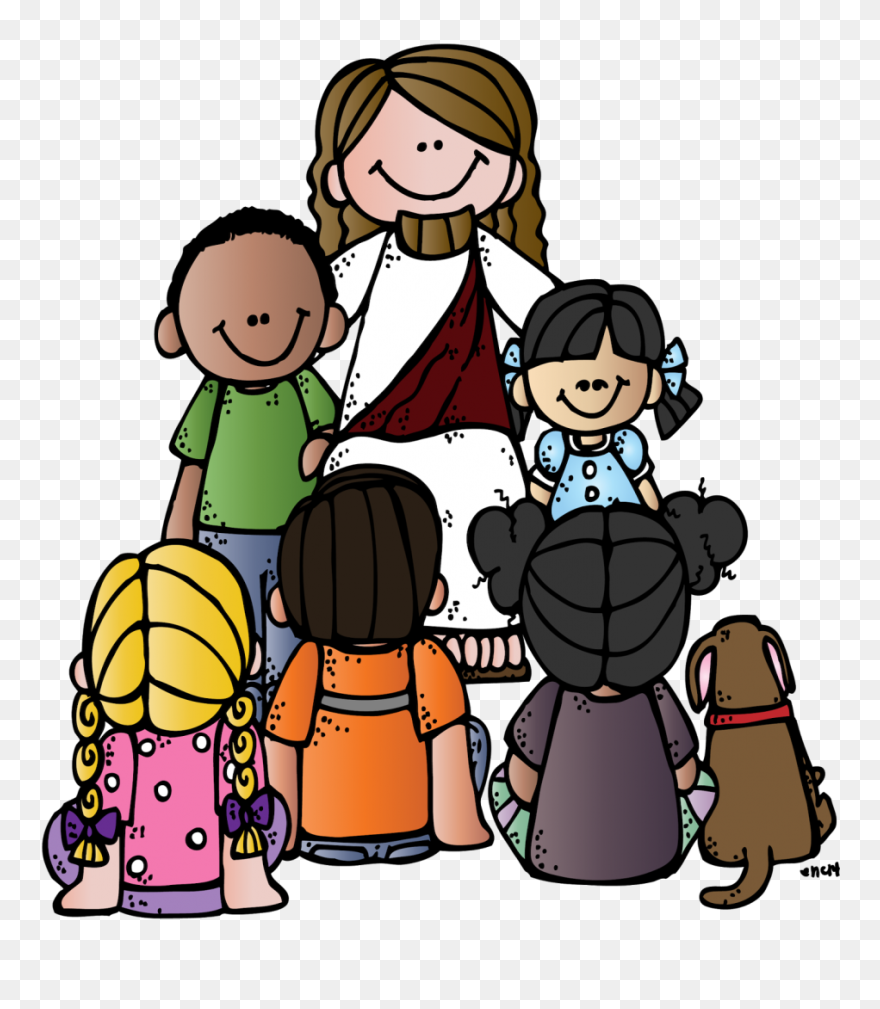 Jesus Loves Children Clipart - Png Download