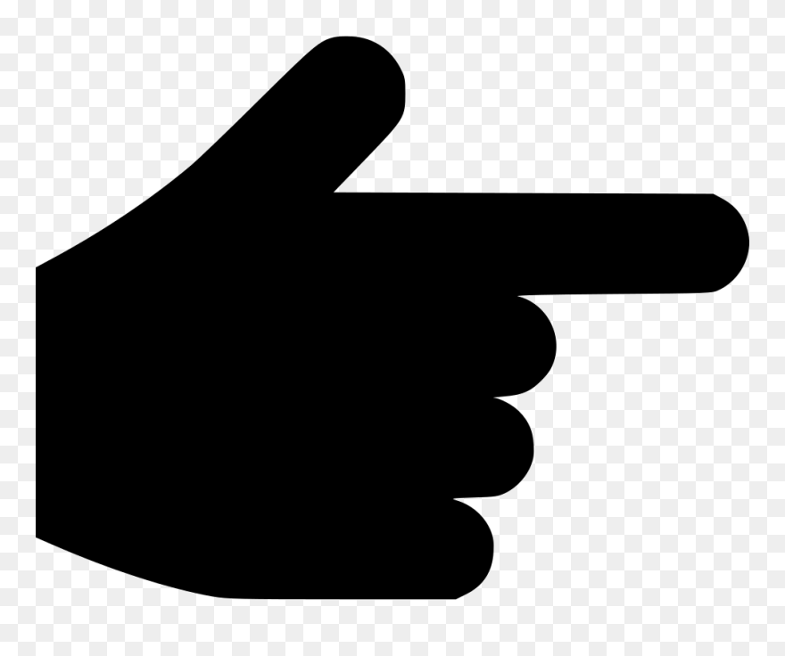 Art Svg Pointy Finger - Icon Png Hand Pointer Clipart