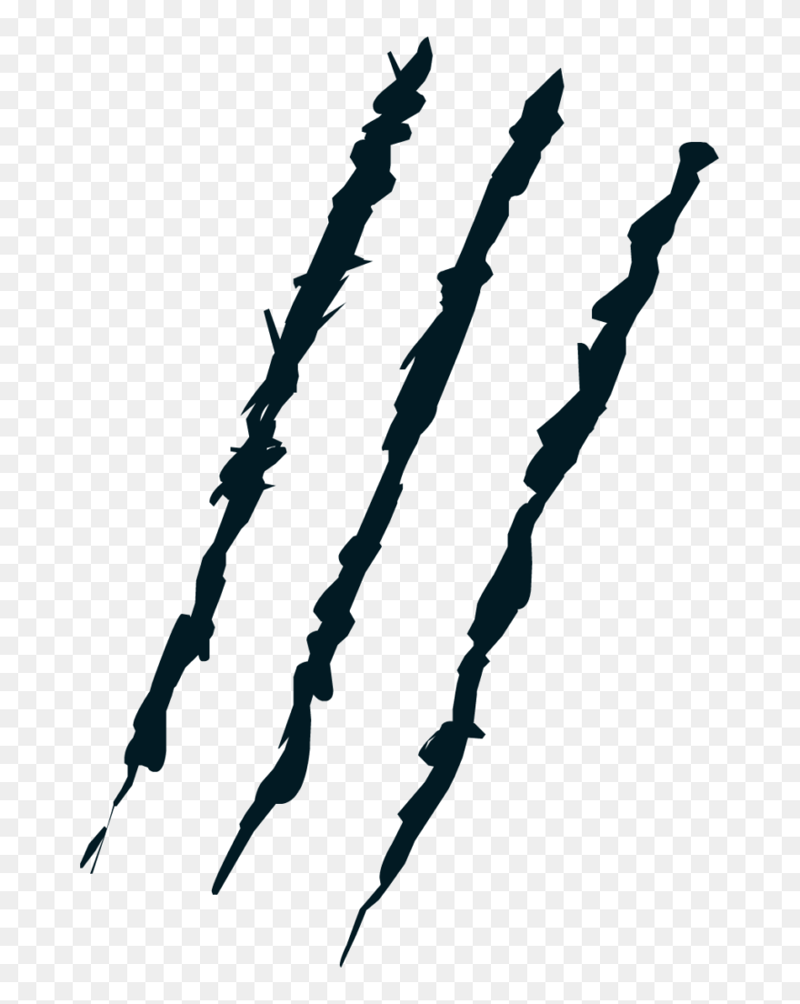 Transparent Claw Scratch Marks Png - Transparent Background Claw Marks Png Clipart