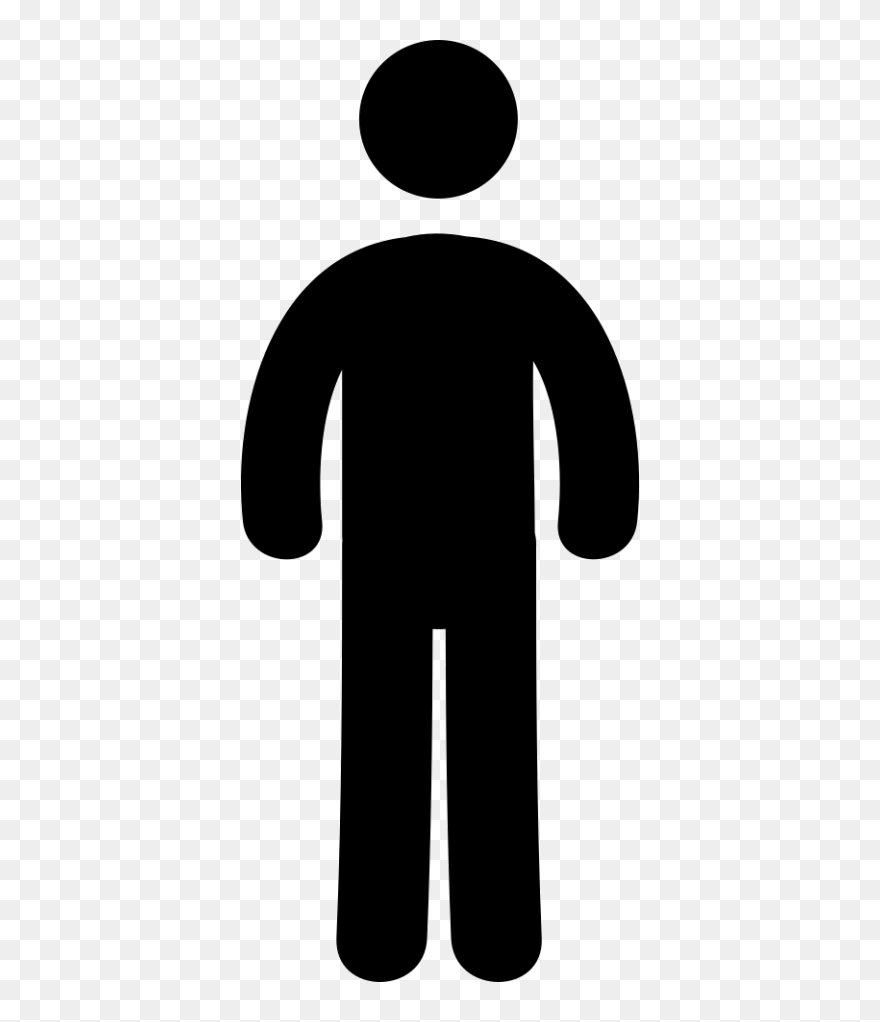 Standing Up Man Icon Clipart