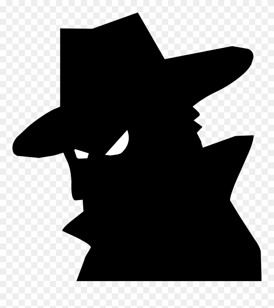 Transparent Background Spy Clipart - Spy Silhouette - Png Download