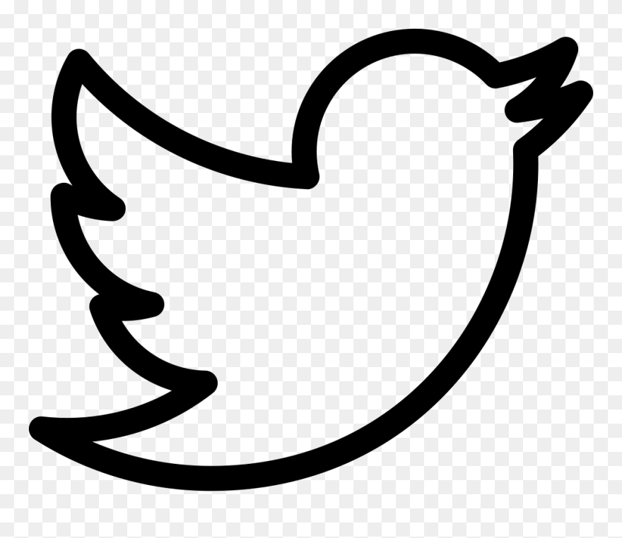 Twitter Icon Png - Twitter Icon Outline Png Clipart