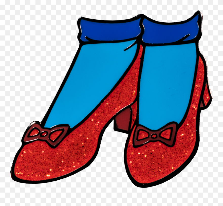 Wizard Of Oz Ruby Slippers Clipart - Png Download