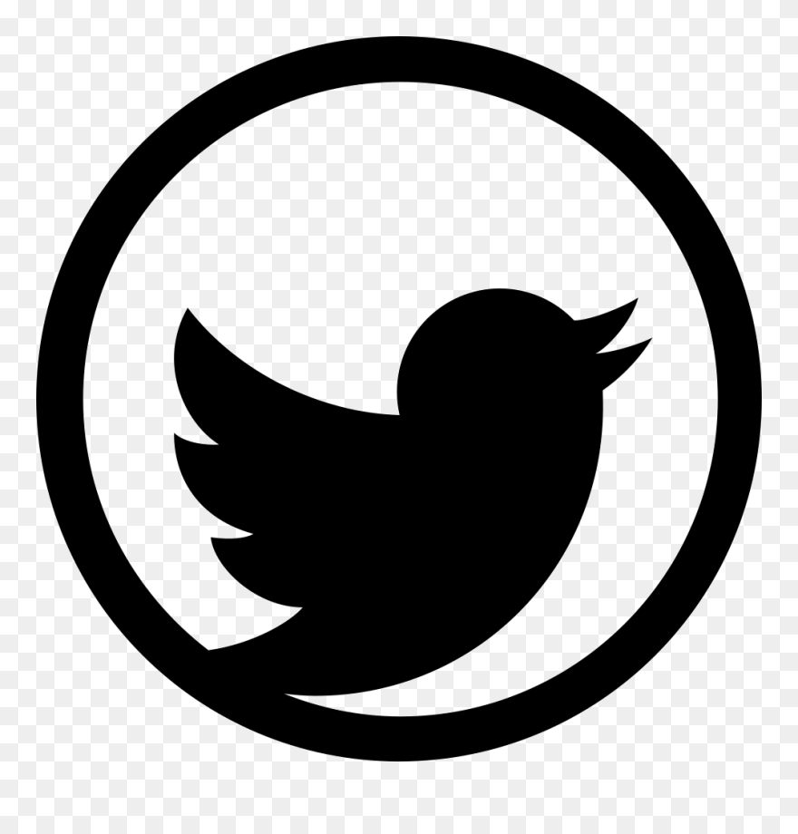 Png File Twitter Icon Circle White Png- - Circle Twitter Logo Png Clipart