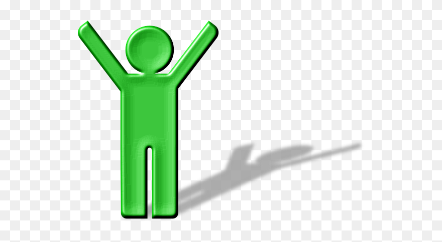 Stick Figure With Shadow Clipart