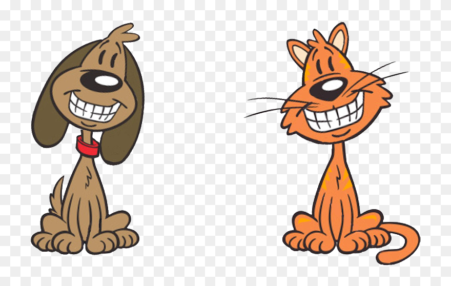Iphone - Cartoon Cat And Dog Clipart