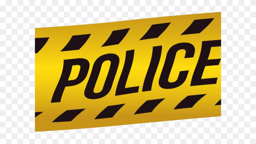 Police Tape Png Clipart Background - Sign Transparent Png