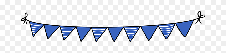 Blue Party Banner Png Clipart