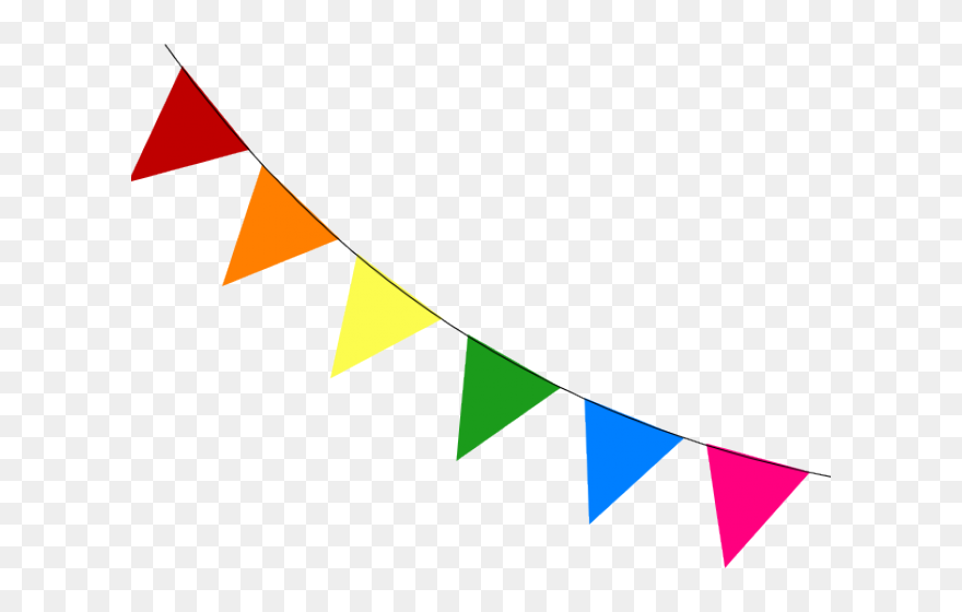 Bunting Clipart Transparent Background - Clip Art Bunting - Png Download
