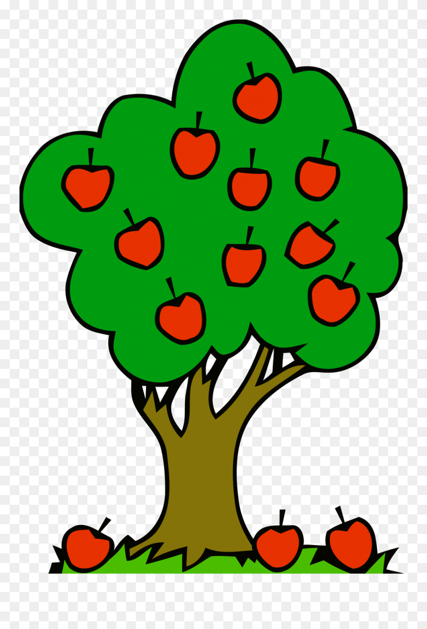 Apple Tree Clip Art - Png Download