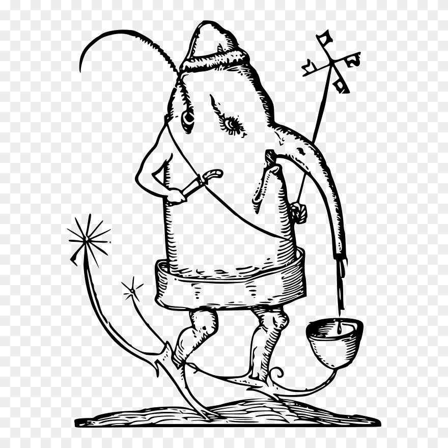 François Desprez Les Songes Drolatiques De Pantagruel Clipart