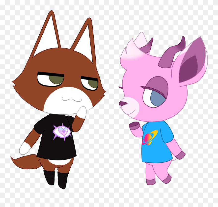 I May Have Absolutely Drawn @munritter​ And I As Animal - Cartoon Clipart