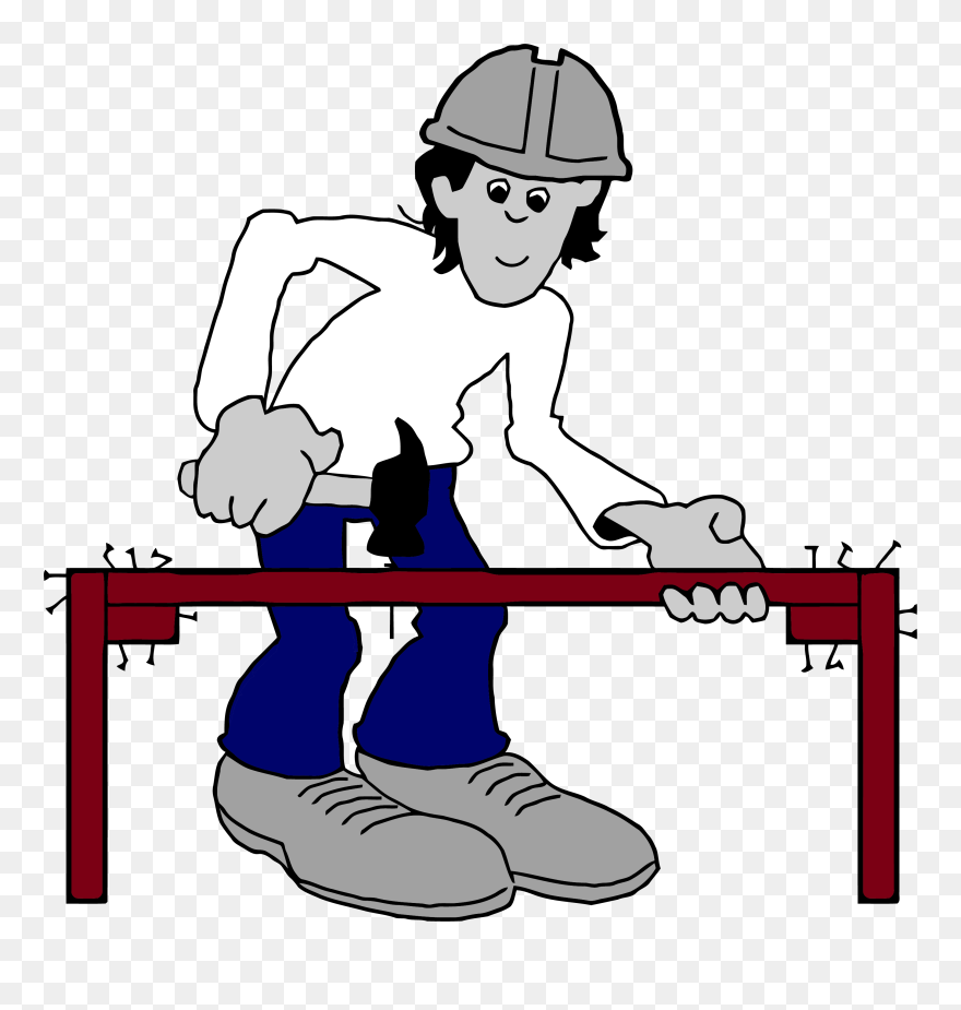 Carpenter Bad Nail Clipart Png - Carpenter Clipart Transparent Png