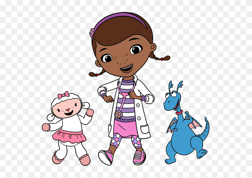 Doc Mcstuffins Clipart Little Girl - Doc Mcstuffins Clipart - Png Download