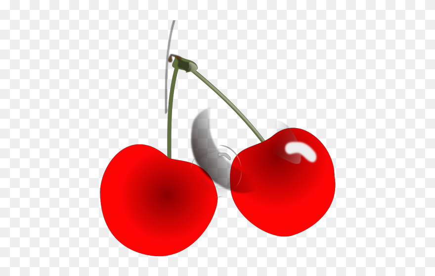 Two Red Cherries Png Icons - Cherry Clipart