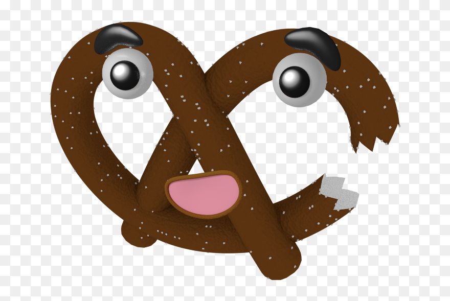Pretzel - Cartoon Clipart