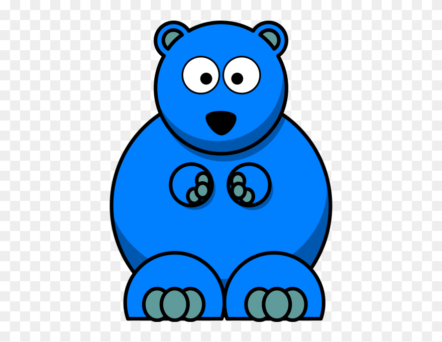Cartoon Bear Eating Fish Clipart