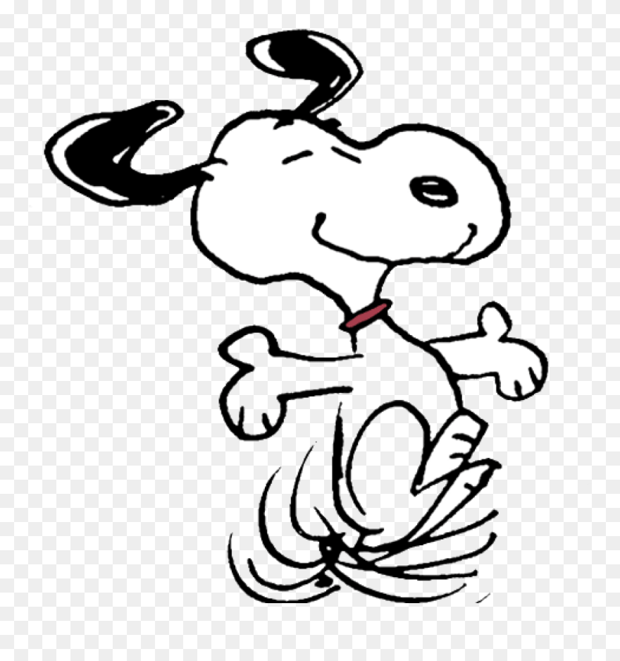 Transparent Snoopy Clipart - Dancing Snoopy - Png Download