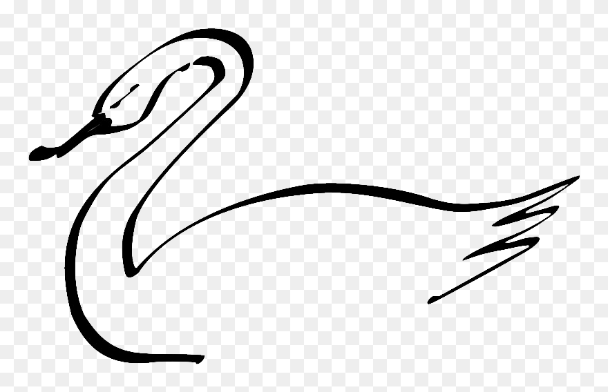 Swan Background Png Image - Swan Clipart