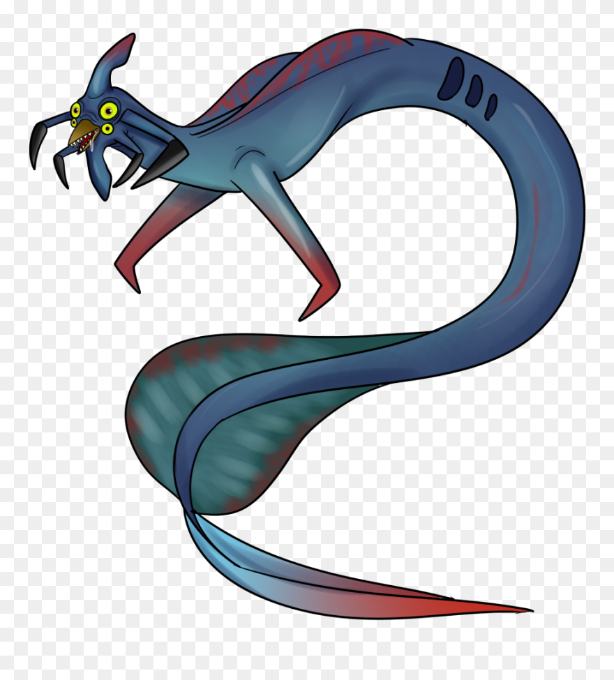 Leviathan Cross Png - Subnautica Peeper Leviathan Clipart