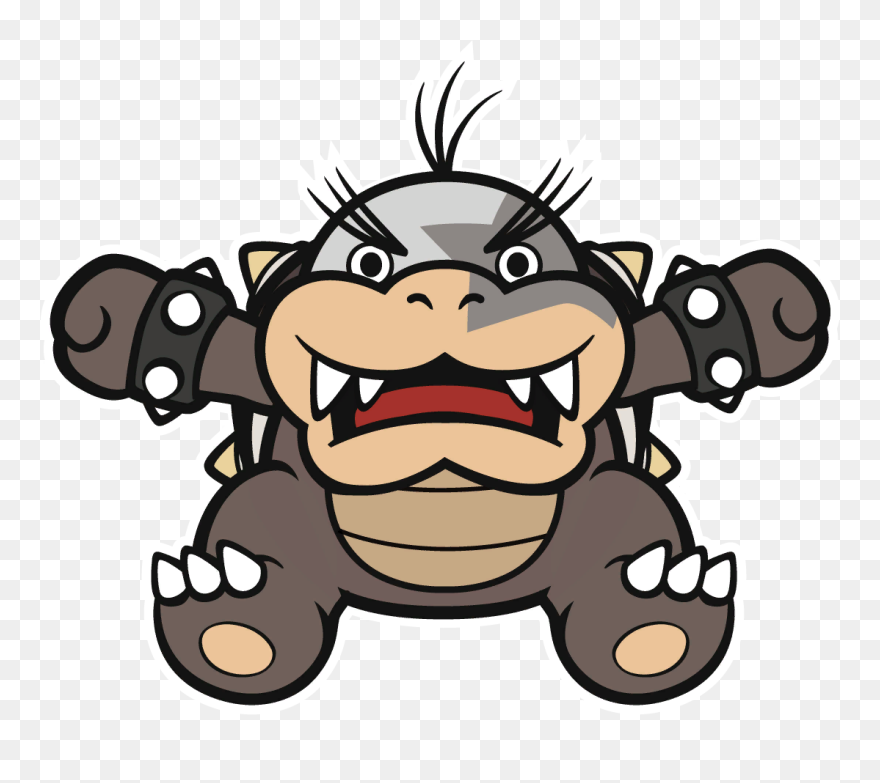 Paper Mario Color Splash Morton Clipart