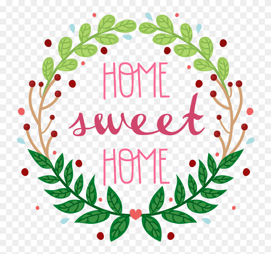Pin By Mary On - Kata Kata Home Sweet Home Clipart