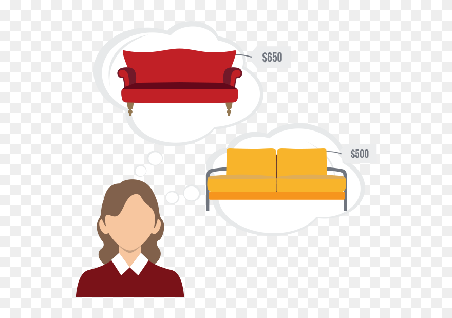 Price Comparison Furniture Clipart