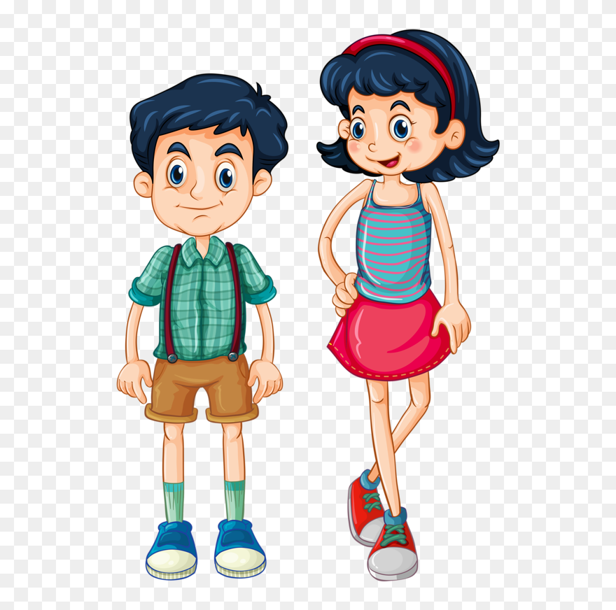 Tall And Short Clipart - Png Download