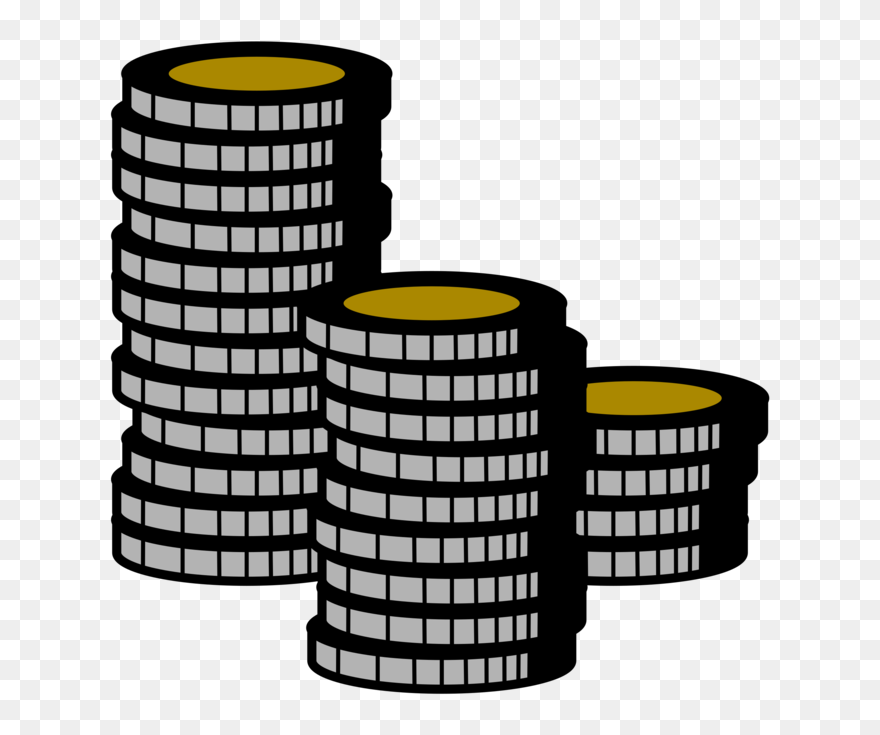 Coins Vector Image - Poker Clip Art - Png Download