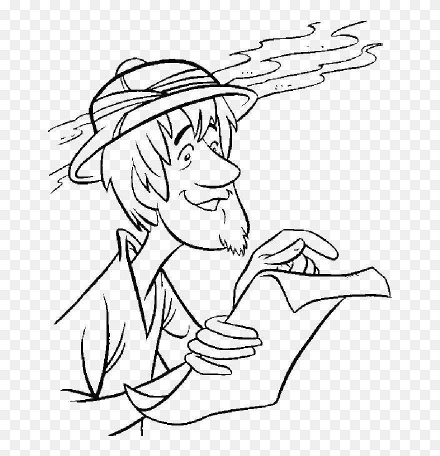 The Coach Gives Instructions To Football Players Coloring - Archaeologist Coloring Pages Clipart