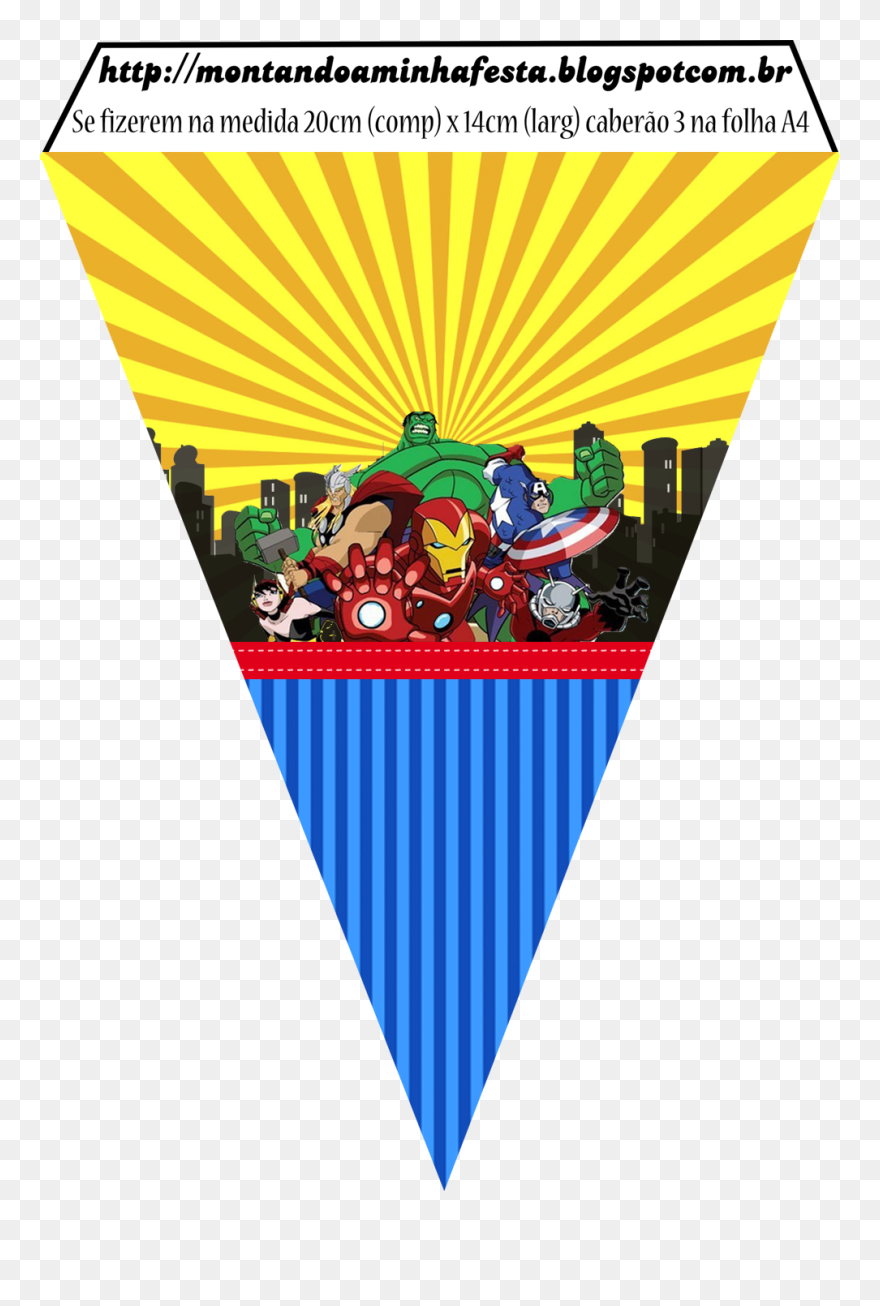 Bandeirola Pequena Sereia Clipart