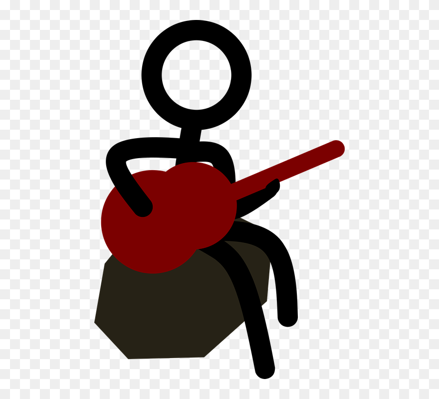 Relax, Free Illustrations, Musical, Hobby, Guitar - Cockfosters Tube Station Clipart