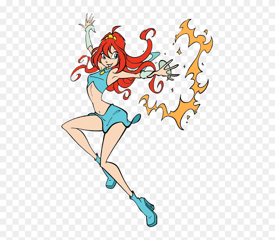 Winx Club Clip Art - Winx Club 2013 Bloom Magic Winx - Png Download