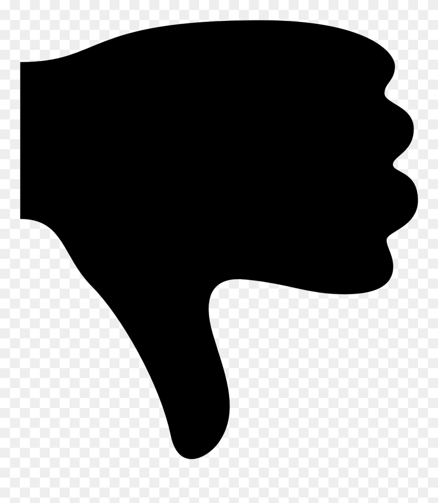 Thumbs Down Icon Png - Thumbs Down Icon Black Clipart