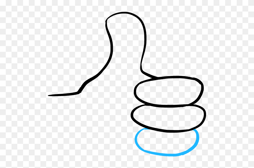 How To Draw Thumbs Up Sign - Easy Thumbs Up Drawing Clipart