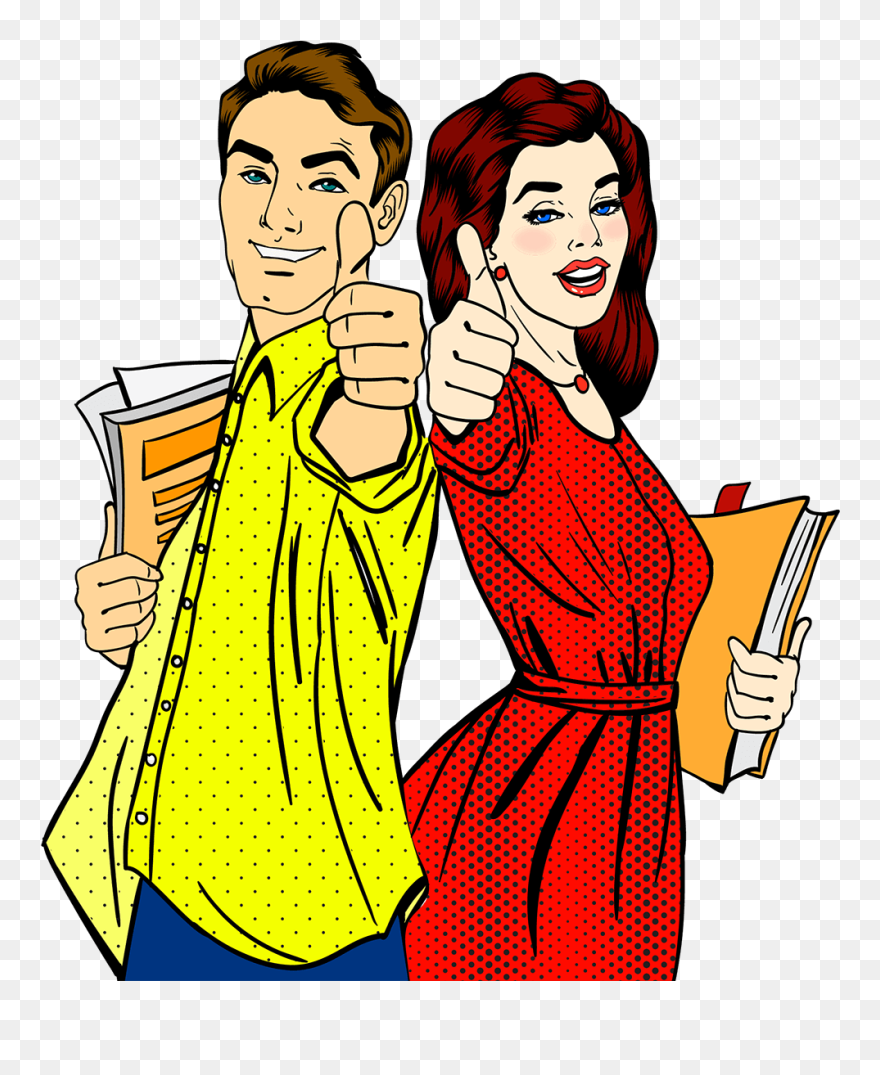 Clever Students Clipart