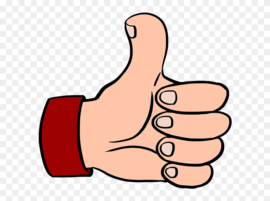 How To Draw Thumbs Up Sign - Thumbs Up Drawing Clipart