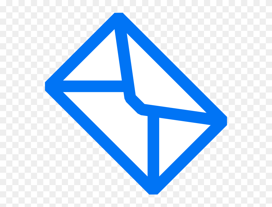 Email Cartoon Black And White Clipart