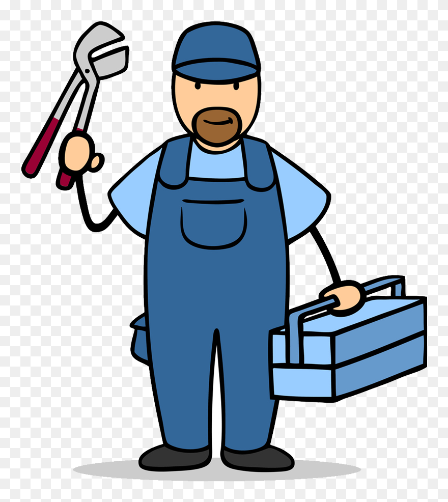 Local London Engineer - Cartoon Heating Engineer Clipart