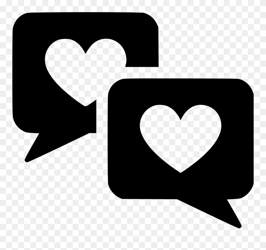 Couple Chat Message Relationship Comments - Relationship Clipart - Png Download