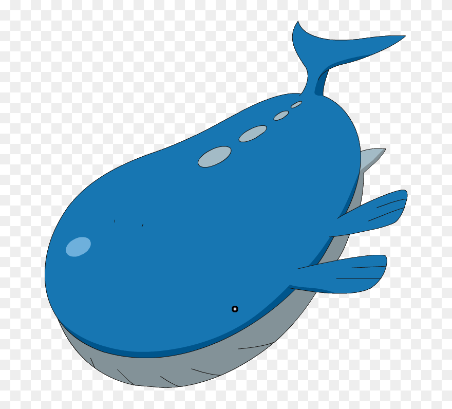 Sperm Whale Clipart Immense - Pokemon Wailord Wailord - Png Download
