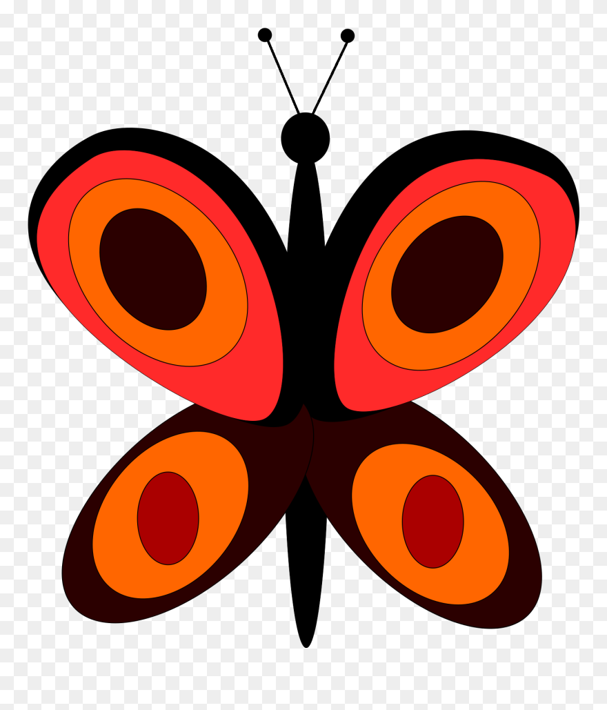 Spring Butterfly Clip Art Free - Png Download