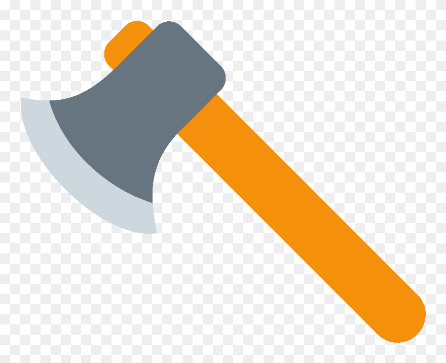 Axe Emoji Clipart - Axe Emoji - Png Download