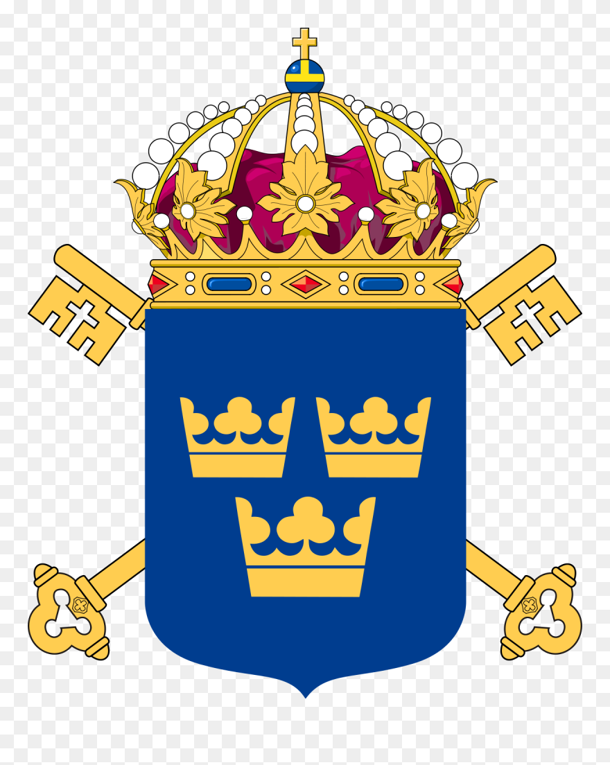Lesser Coat Of Arms Sweden Clipart